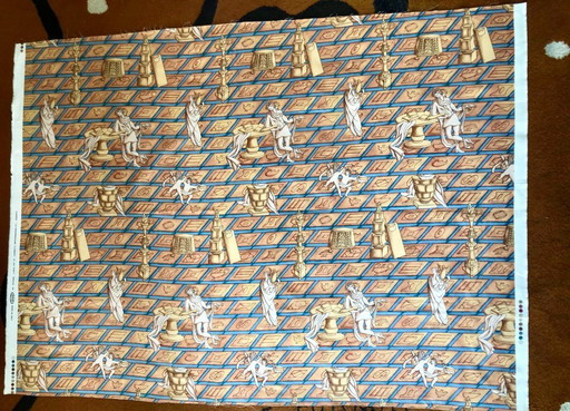 Pannello tessile vintage “Conversazione classica” di Gio Ponti – Avigdor