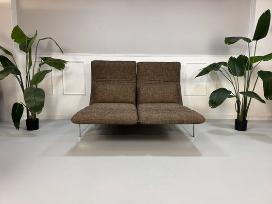 Image 1 of Divano letto in tessuto marrone Brühl Roro Designer