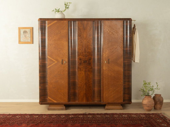 Art Deco kledingkast – Blanco-Vertrieb Otto Dengel, Kledingkasten, Wood, Mid Century Modern (photo 17 of 21)