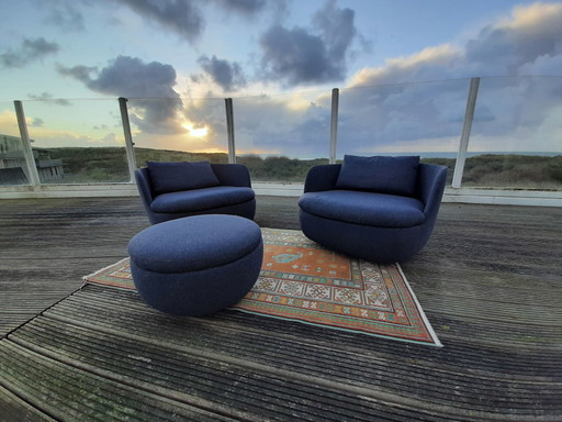 Moooi 2 x Bart Swifel + Puff
