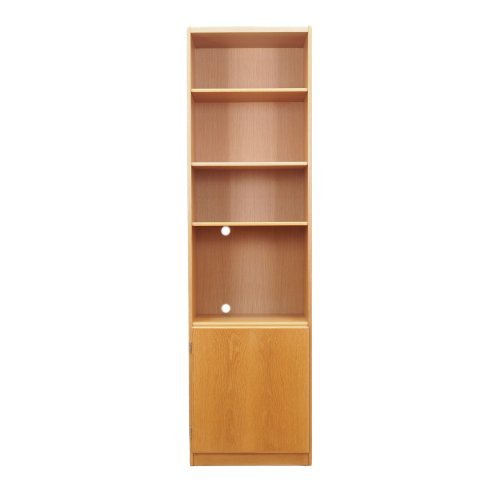 Libreria in frassino, design danese, anni '60, produzione: Danimarca