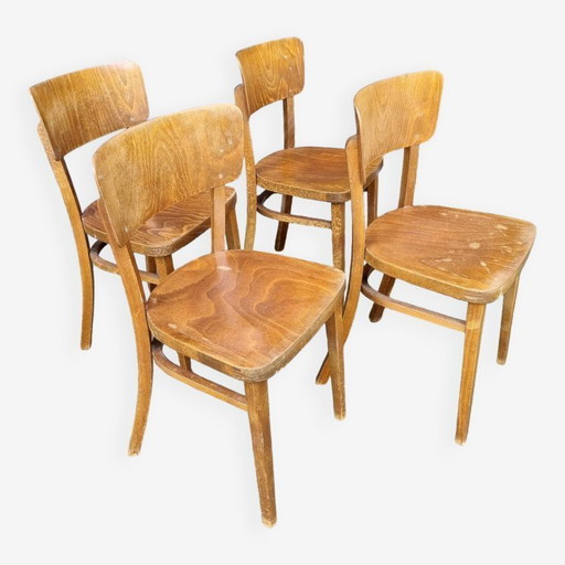chaises Thonet bistrot début XXème, Tchécoslovaquia