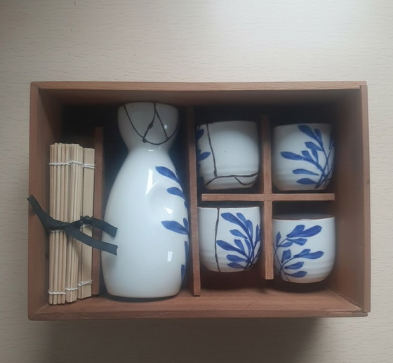 Image 1 of Handwerklicher Sake-Service – Kintsugi & Design Wabi-Sabi