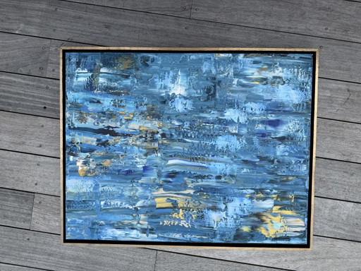 Artwork 90x70cm including floating frame
