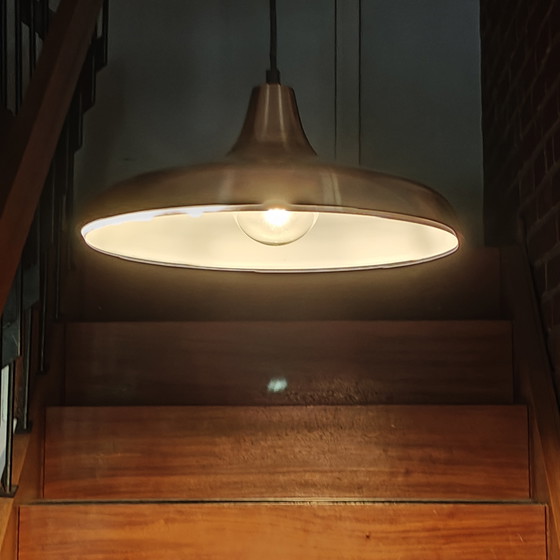 Image 1 of Philips hanglamp in mid-century stijl, geborsteld koper – 40 cm