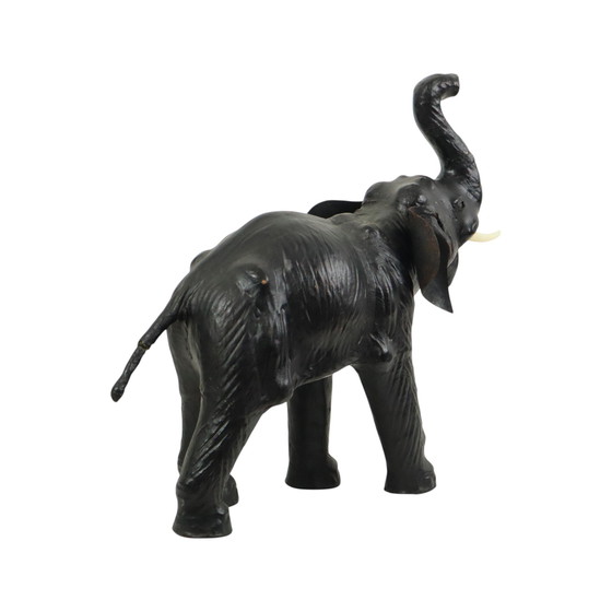 Image 1 of Elefante in pelle vintage di grandi dimensioni stile Omersa