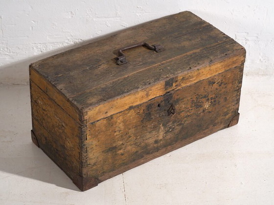 Small antique metal frame chest (c.1900) #3 – Chest of drawers, Rustic (photo 12 of 34)