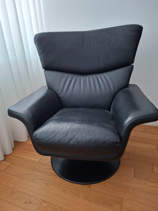 Poltrone di design Arum – fauteuils, Leather, Metal