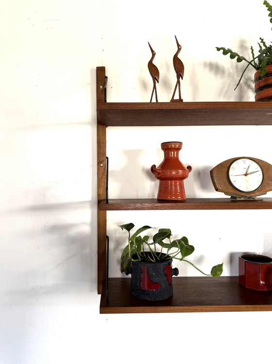 Image 1 of Sistema a parete vintage in teak, Poul Cadovius '60