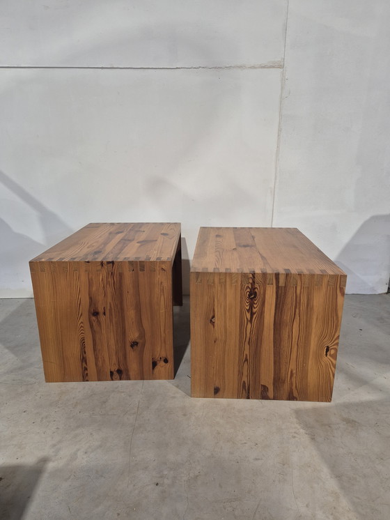 Image 1 of Une paire de tables d'appoint Ate van Apeldoorn