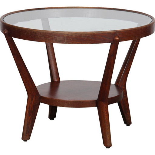 Mesa de centro vintage de Kropacek y Kozelka para Interier Praha, 1944