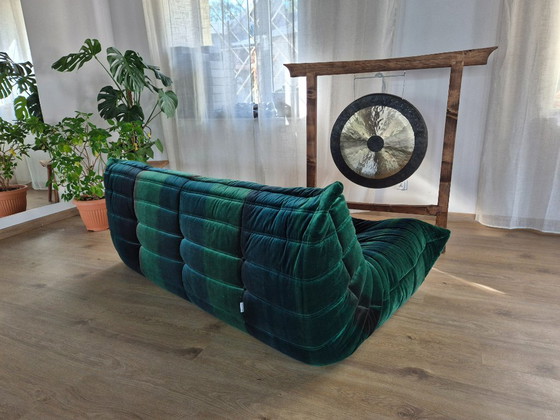 Image 1 of Togo Sofa 3 seater in Velvet by Michel Ducaroy for Ligne Roset