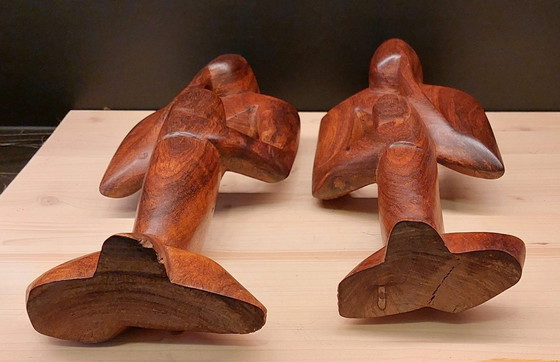 Image 1 of Statua di legno d'epoca "IL PENSIERO