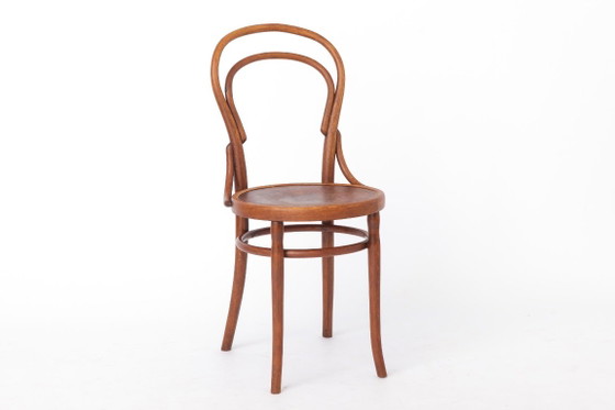 Par de sillas antiguas de madera curvada | Sillas de comedor austriacas de madera de haya | Estilo Thonet | (photo 9 of 11)