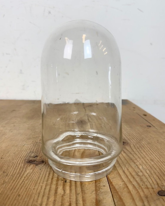 Image 1 of Vintage White Porcelain Wall Light with Clear Glass, 1960s