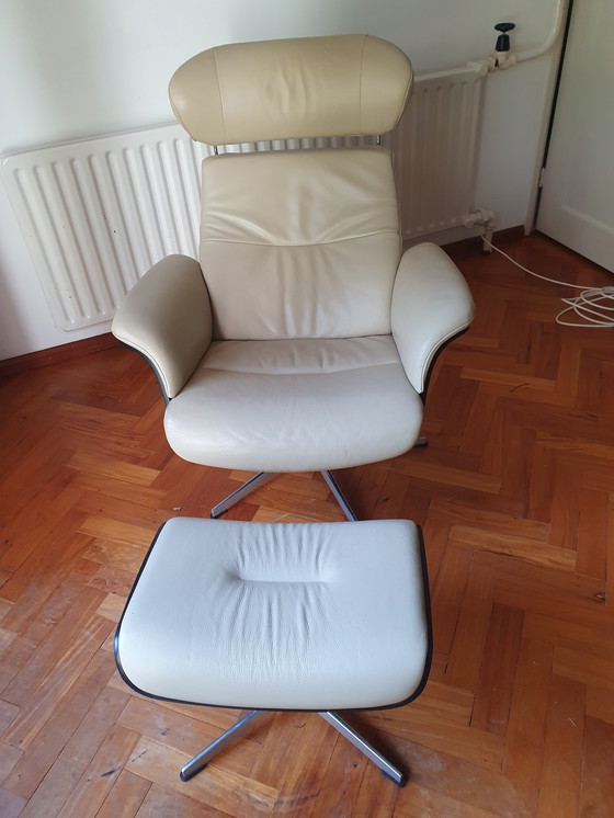 Image 1 of Conform Time Out Recliner and Hocker, Scandinavian Design