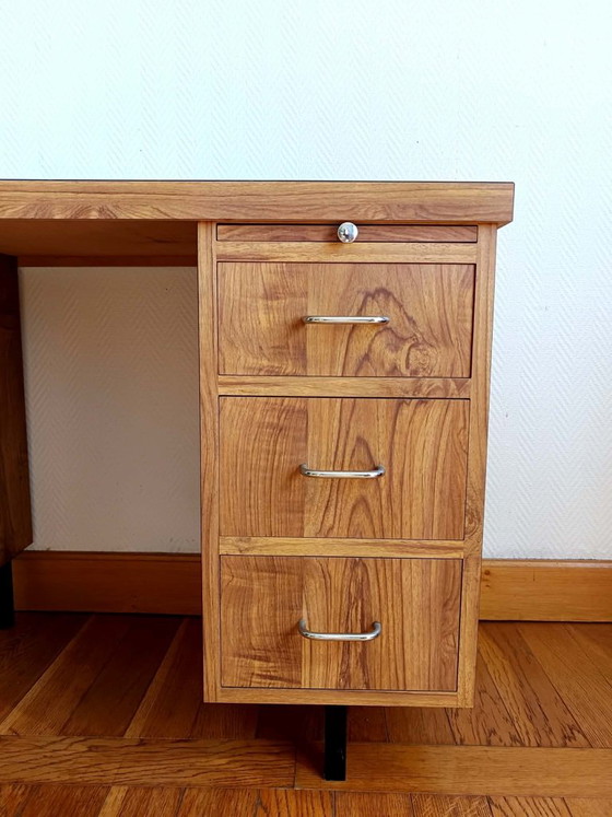Bureau Vintage Demi Ministre 1970 – Bureaux, Wood (photo 5 of 6)