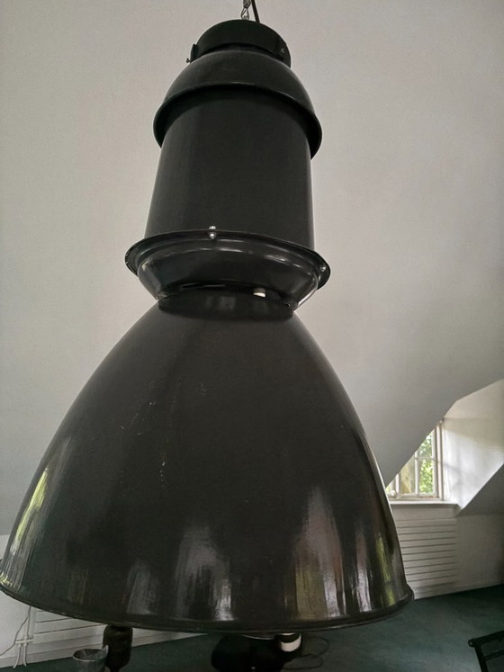 Image 1 of 2 industrial pendant lamps