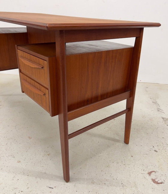 Image 1 of Gunnar Nielsen Teak Desk for Tibergaard, 1960s.