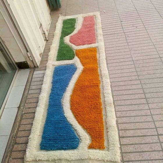 Marokkanischer handgefertigter Läufer Teppich 300cmx70cm – Teppiche & Läufer, Wool, Bohemian (photo 2 of 10)