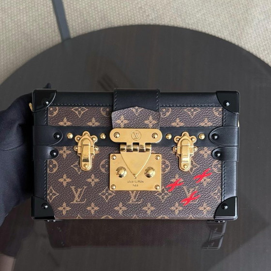 Image 1 of LOUIS VUITTON PETITE MALLE - CANVAS MONOGRAM BOX CROSSBODY
