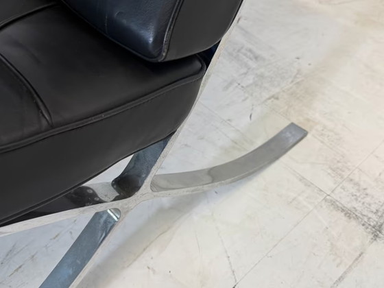 Knoll International Barcelona Stoel Lederen Fauteuil Design – Stoelen / fauteuils, Leather, Metal, Vintage (photo 11 of 18)