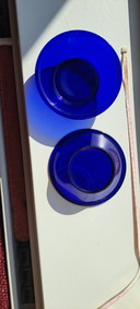 Blaues (dänisches) Glas