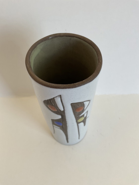 Image 1 of Vase Boonstra 60s with Stylized Animal Figures