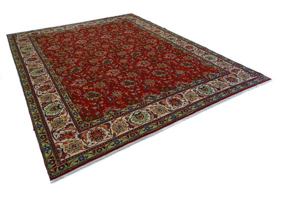 Image 1 of XL-Tabriz - 395 x 302 cm - Laine sur coton - Noué à la main