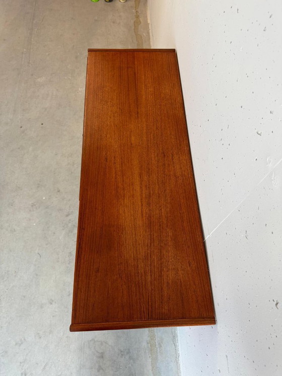 Image 1 of Buffet et bureau en teck style années 60, vintage années 1960