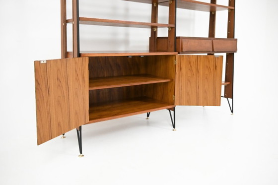 Image 1 of Mueble de pared italiano, década de 1950.