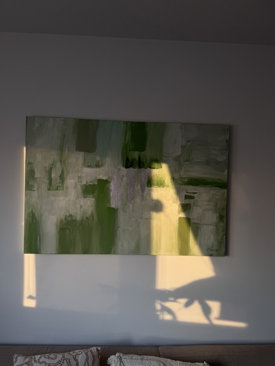 Image 1 of Abstract acrylic painting