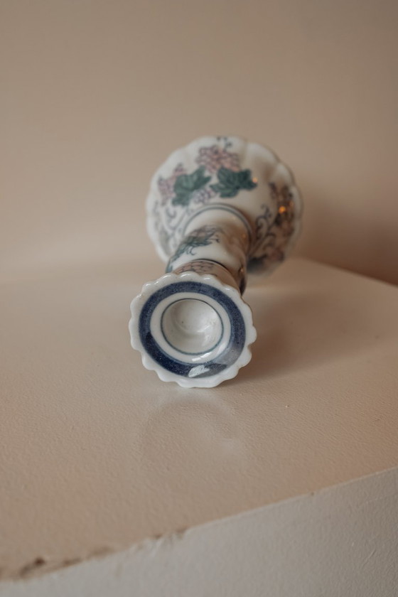 Image 1 of chandelier en porcelaine vintage pour bougie de table