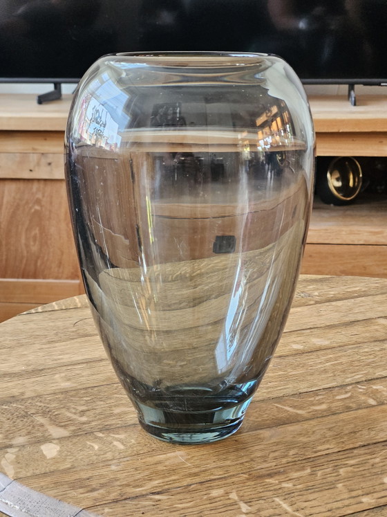 Image 1 of Vaso originale per copiatrice A.D. (Leerdam) - Grigio fumo - Contrassegnato
