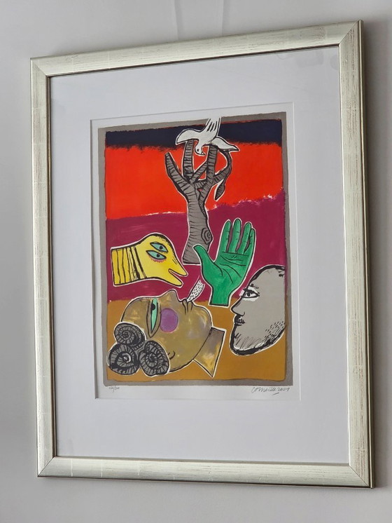 Image 1 of Corneille - Le baobab - Signé à la main - 2001