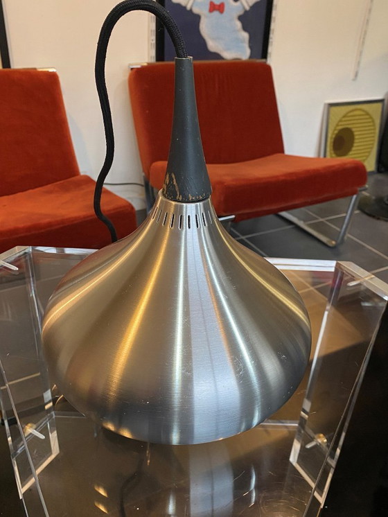 Image 1 of Lampenaufhängung n1 Aluminium Alu Johannes Hammerborg Fog & Morup Dänemark Jahrgang 1970