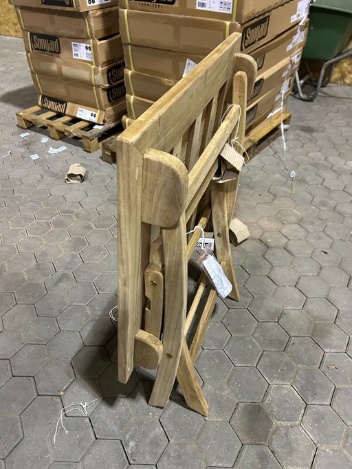  teakhouten tuintafel klaptafel Sunyard Preston 