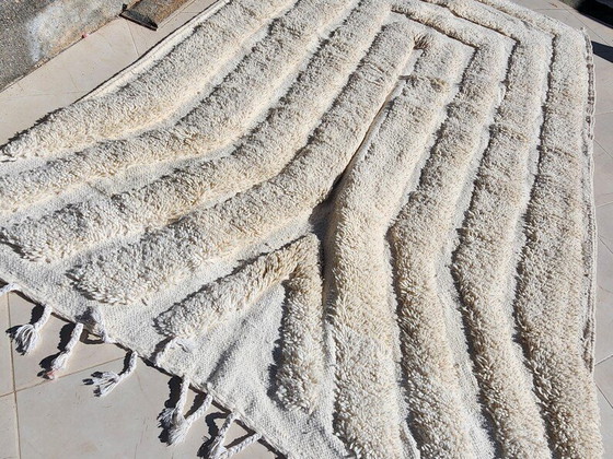 Magnífica Alfombra de Lana Cruda con Motivos Geométricos 270/160cm – Wool (photo 4 of 6)