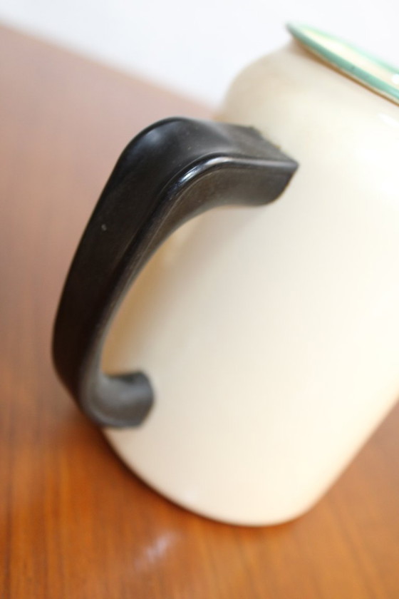 Image 1 of Koffiepot KOCKUMS geëmailleerd beige - 1,5L - Jaren 1930 - Zweden