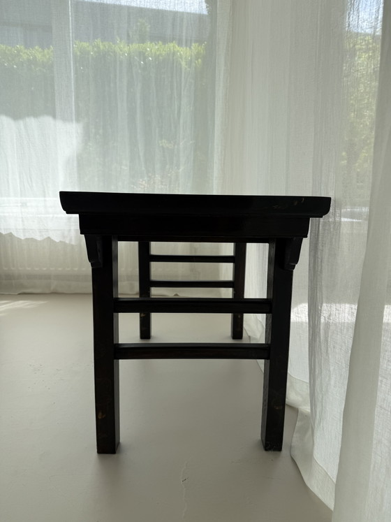 Image 1 of Tavolino da caffè in stile cinese, dipinto a mano.