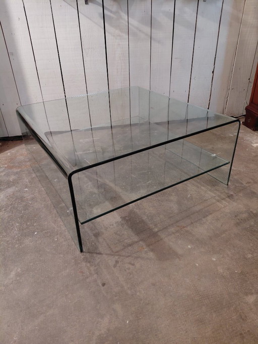 Tavolino da caffè in vetro