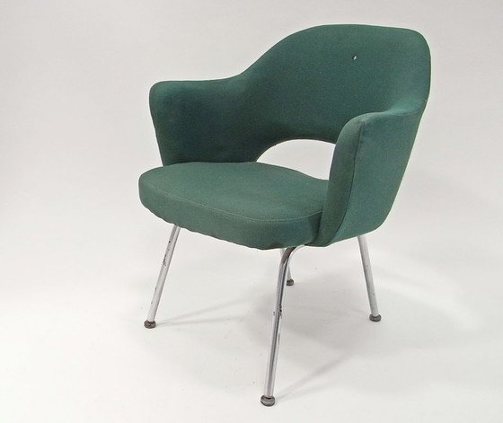 Image 1 of Poltrona direzionale disegnata da Eero Saarinen per Knoll, anni '50.