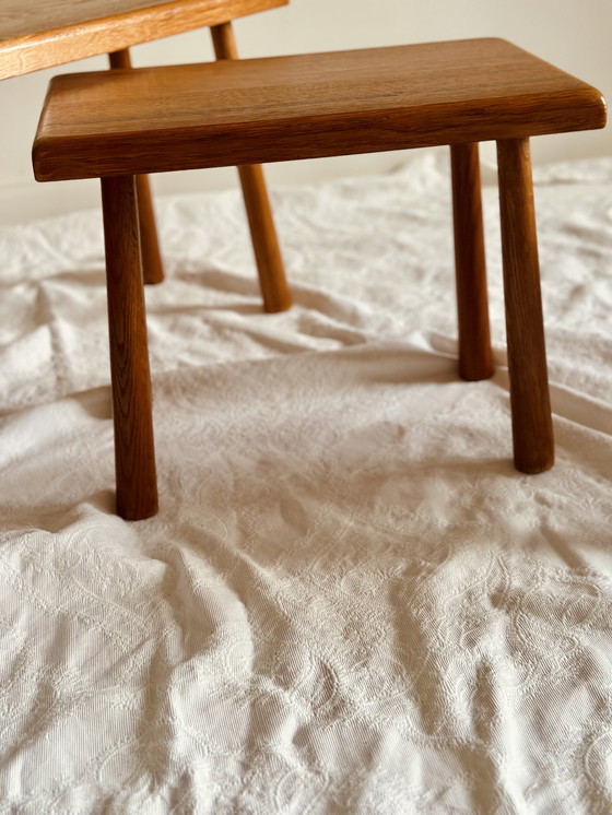 Image 1 of Mimiset Brutalistisch Eikenhout Meubelfabriek Oisterwijk