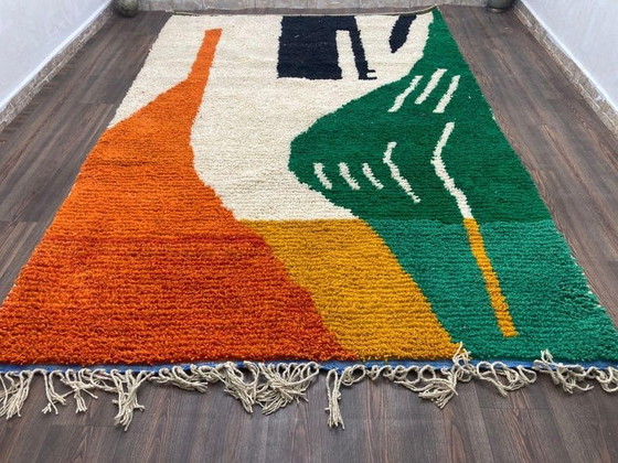 Alfombra bereber hecha a mano de Beni Ouraïne, tamaño 150 x 350 cm. – Alberto Bazzani, Wool (photo 2 of 7)