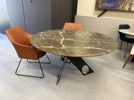 Metaform Trefori Dining Table Ceramic Ombra 150