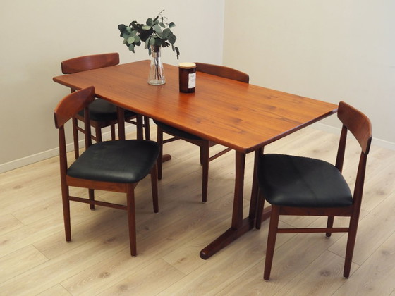 Image 1 of Teak table, Danish design, 1960s, designer: Børge Mogensen