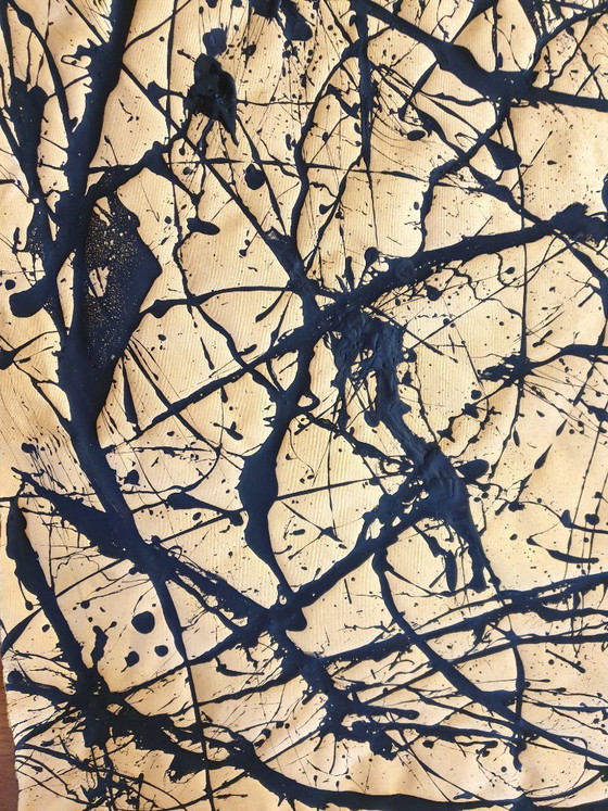 Black Golden Branches – Gemälde & Zeichnungen, Leinwand, Abstract (photo 8 of 17)
