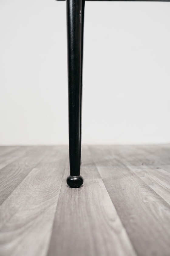 Image 1 of Paolo Pallucco Attr. Bank met salontafel en tijdschriftenrek Postmodern jaren 80