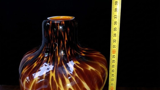 Vaso Valerius particolarmente bello!!, murano, Vasi, Vetro, Nero (foto 8 di 8)