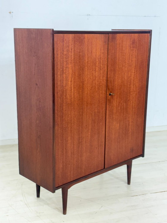 Image 1 of Danish teak linen cupboard / vintage cupboard / mid-century highboard
